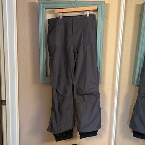 Womens Sessions Gray Snowboard Ski Pants M
